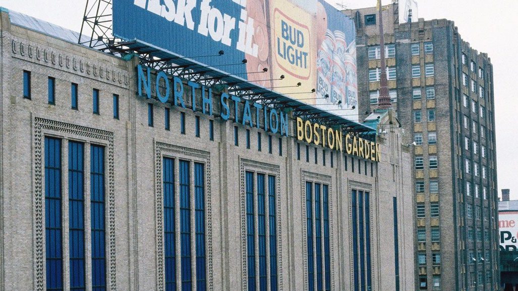 1975_Exterior image of North Station Boston Garden in 1975 1975_Exterior image of North Station Boston Garden in 1975