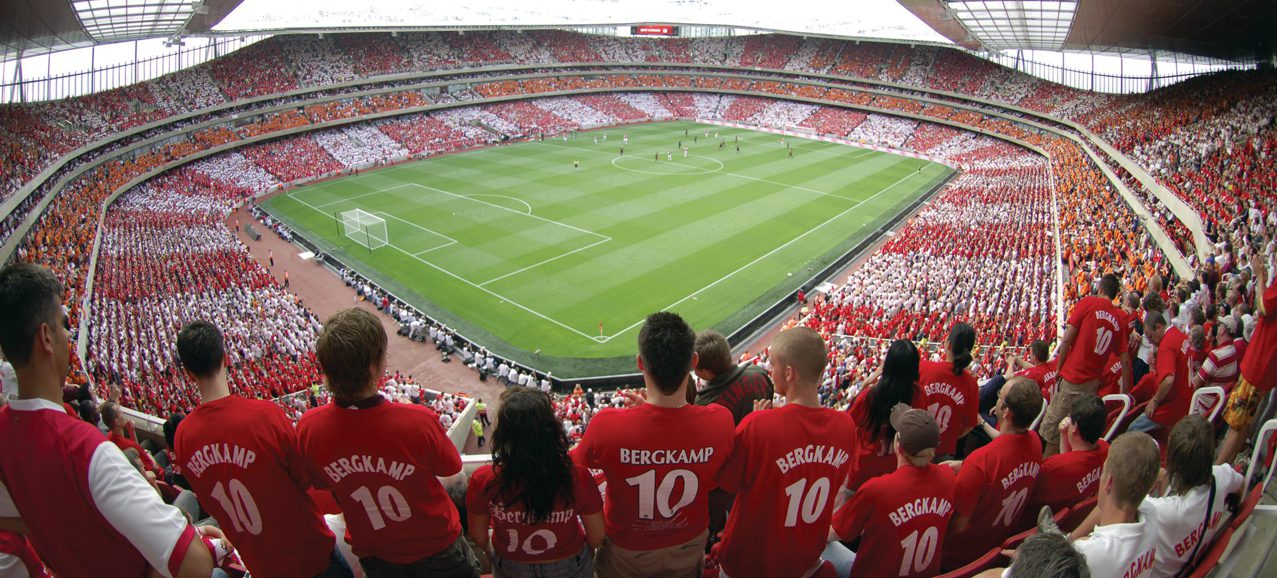 2006_Interior shot of Emirates Stadium during a football match 2006_Interior shot of Emirates Stadium during a football match