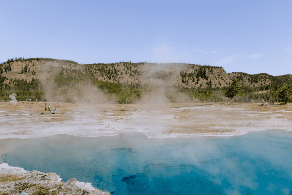 Grand Prismatic Spring in Yellowstone National Park