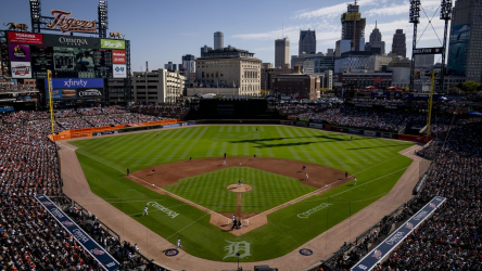 Comerica Park baseball field