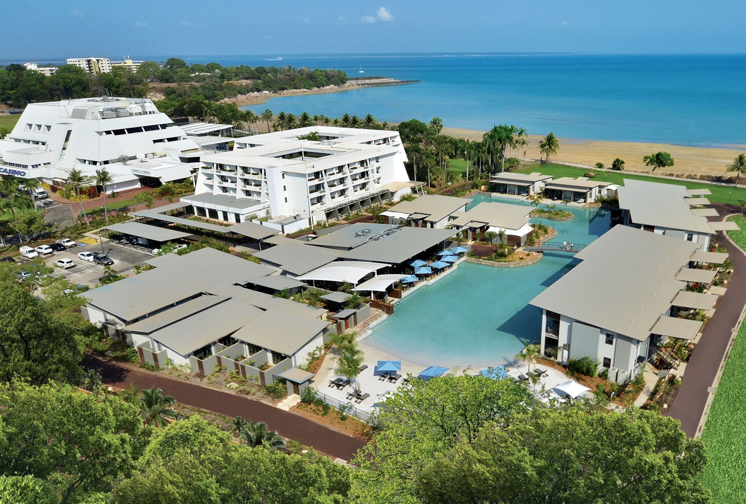 Mindil Beach Casino Resort aerial view
