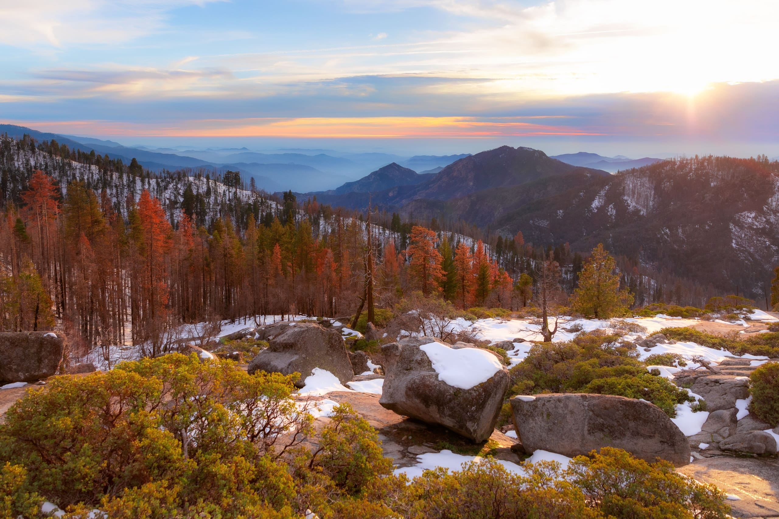 Sequoia National Park scenic view